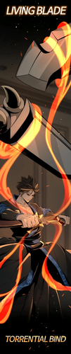 Living Blade Torrential Bind waifu2x art scan noise3.png