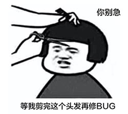程序员反应图:你别急,等我剪完头发再修BUG