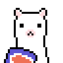 白貓吃零食看戲.gif