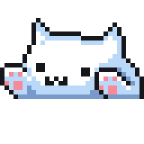 無聊貓拍桌.gif