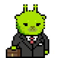 外星貓社畜通勤中.gif