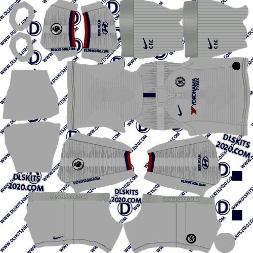 Chelsea Kits 2019 2020 Away For Dream League Soccer 2020.png