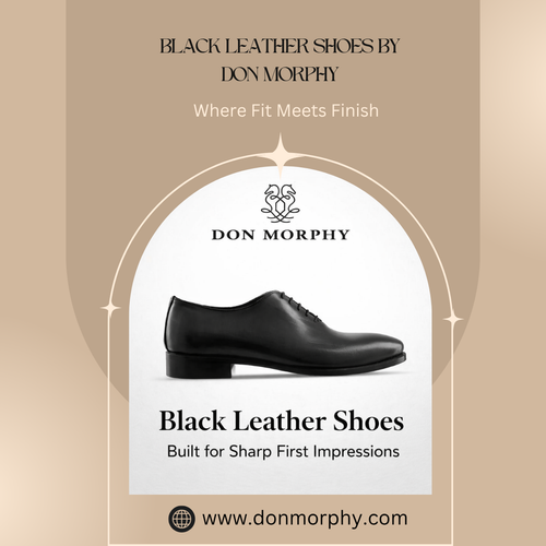 Stylish Don Morphy Black Leather Shoes – Perfect Formal Wear.png