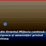 Conflictul din Orientul Mijlociu continuă cu atacuri recipro
