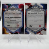 2023 24 Bowman U Best Kevin McCullar Gold Refractor Auto 50 + Gold 50 Set (x4) (5)
