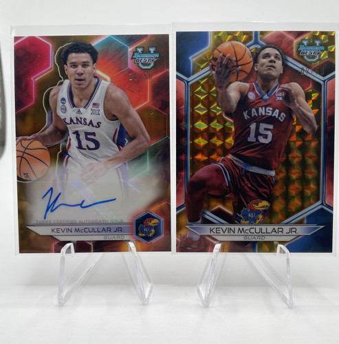 2023 24 Bowman U Best Kevin McCullar Gold Refractor Auto 50 + Gold 50 Set (x4) (4).1