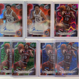 2023 24 Bowman U Best Kevin McCullar Refractor Auto 125 (x2) Green 99 Pink100 (1)
