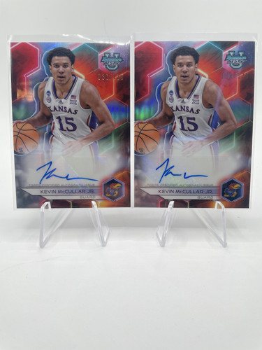 2023 24 Bowman U Best Kevin McCullar Refractor Auto 125 (x2) Green 99 Pink100 (2)