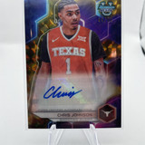 2023 24 Bowman University Best Chris Johnson Gold Refractor Auto 50 (1)