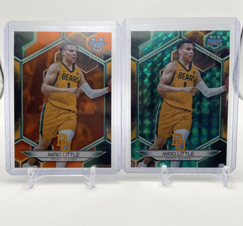 2023 24 Bowman U Best Miro Little Gold Refractor Auto 50 + Teal 15 Orange 25 (4).1