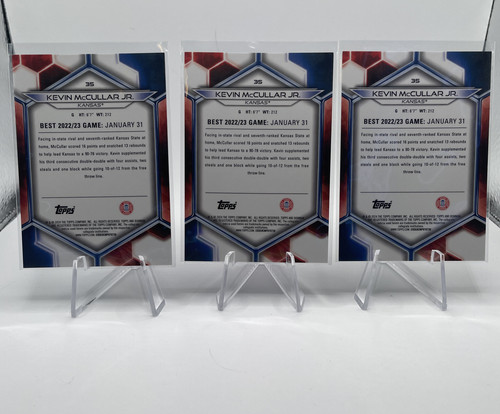 2023 24 Bowman U Best Kevin McCullar Refractor Auto 125 (x2) Green 99 Pink100 (5)