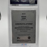2023 24 Bowman U Best Mookie Cook Masterpieces Red Refractor Auto 10 PSA 9 MINT (2)