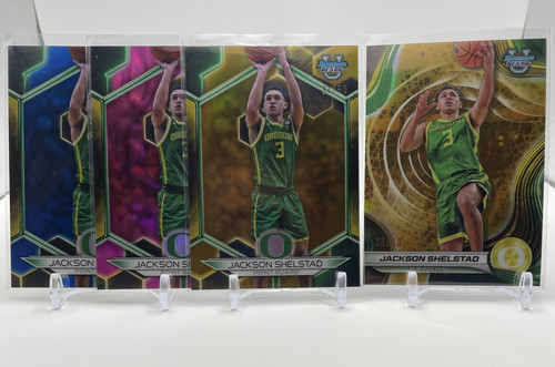2023 24 Bowman U Best Jackson Shelstad Gold Refractor 50 Pink 100 150 Set (4) (1).1