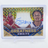 2023 24 Bowman U Best Elmarko Jackson Greatness Awaits Gold Refractor Auto 50 (1)