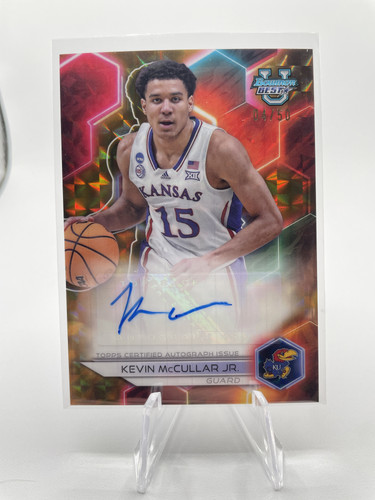 2023 24 Bowman U Best Kevin McCullar Gold Refractor Auto 50 + Gold 50 Set (x4) (2).1