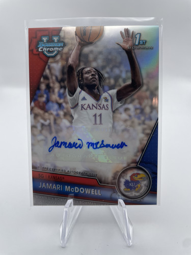 2023 24 Bowman U Best Jamari McDowell Gold Auto 50 + Chrome Auto 250 Set (x5) (6).1