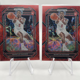 2023 24 Panini Prizm Draft Marcus Sasser Choice Red 88 + Variation 88 Set (x4) (6)