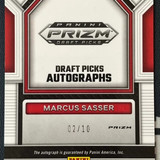 2023 24 Panini Prizm Draft Picks Marcus Sasser Gold Prizm Rookie Auto 10 (2)