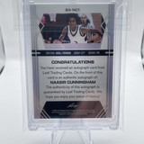 2022 23 Leaf Draft Naasir Cunningham Blue Foil Rookie Auto 30 (2)