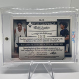 2022 23 Leaf Multigraphics Dylan Harper Tahaad Pettiford Purple Dual Auto 20 (2)
