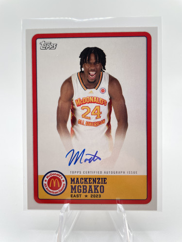 2023 24 Topps Mcdonalds Chrome Mackenzie MgBako Paper Gameday Auto (1).1