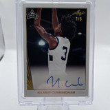2021 22 Leaf Memories Naasir Cunningham Gold Holo Rookie Auto 35 Number Match (1)