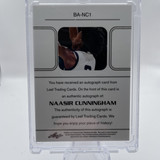 2021 22 Leaf Memories Naasir Cunningham Gold Holo Rookie Auto 35 Number Match (2)