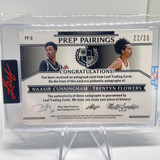 2022 23 Leaf Multigraphics Naasir Cunningham Trentyn Flowers Dual Blue Auto 35 (2)