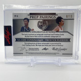 2022 23 Leaf Multigraphics Naasir Cunningham Trentyn Flowers Pink Dual Auto 15 (2)