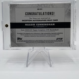 2022 23 Topps OTE Inception Naasir Cunningham Rookie Patch Auto 149 (4)