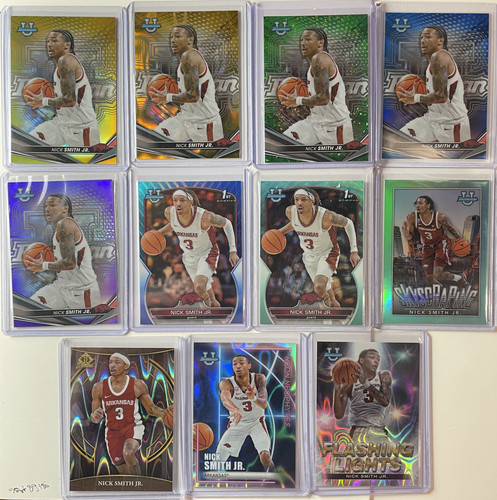 2022 23 Bowman U Best Nick Smith Jr RC Gold 50 Lava 75 + Inserts 50 Set (x11) (1)