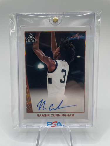 2021 22 Leaf Memories Naasir Cunningham 1990 Bronze Rookie Auto #BA NC1 (1).1