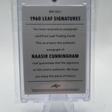2021 22 Leaf Memories Naasir Cunningham 1960 Green Foil Rookie Auto 50 (2)