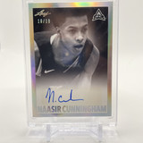 2021 22 Leaf Memories Naasir Cunningham 1960 Platinum Foil Rookie Auto 10 (1)