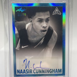 2021 22 Leaf Memories Naasir Cunningham 1960 Platinum Foil Rookie Auto 99 (1)