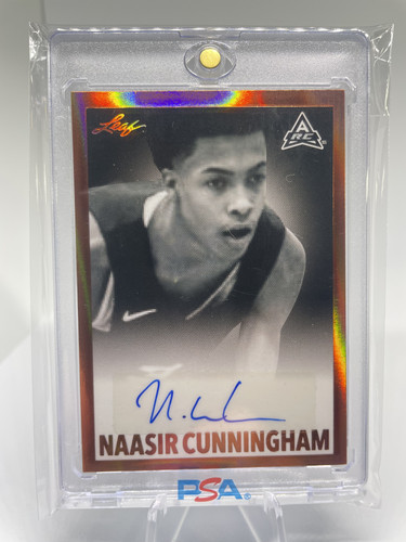 2021 22 Leaf Memories Naasir Cunningham 1960 Signatures Bronze Rookie Auto (3).1