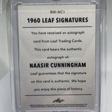 2021 22 Leaf Memories Naasir Cunningham 1960 Signatures Bronze Rookie Auto (4)