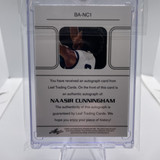 2021 22 Leaf Memories Naasir Cunningham 1990 Bronze Rookie Auto #BA NC1 (4)