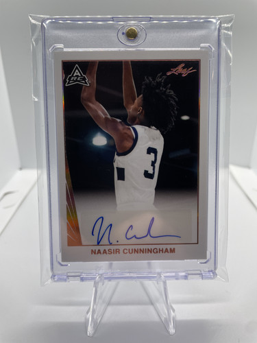 2021 22 Leaf Memories Naasir Cunningham 1990 Bronze Rookie Auto #BA NC1 (3).1