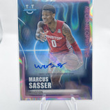 2022 23 Bowman University Best Marcus Sasser Neon Lava Auto 50 (1)
