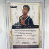 2022 23 Leaf Trinity Naasir Cunningham Silver Rookie Auto 49 (2)