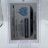 2022 23 Topps OTE Chrome Naasir Cunningham Aqua Refractor Rookie Auto 99 (8)