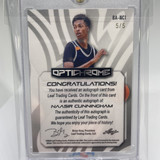 2022 23 Leaf Optichrome Naasir Cunningham Prismatic Rainbow Rookie Auto 5 (4)