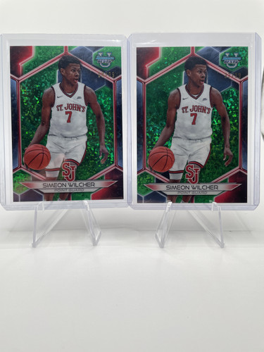 2023 24 Bowman U Best Simeon Wilcher Yellow Refractor 75 Green 99 100 Set (9 (5).1