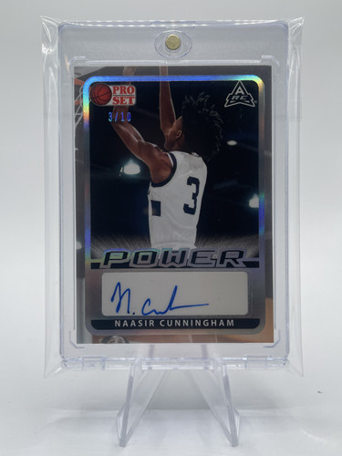 2021 22 Leaf Pro Set Power Naasir Cunningham Platinum Rookie Auto 10 (1).1