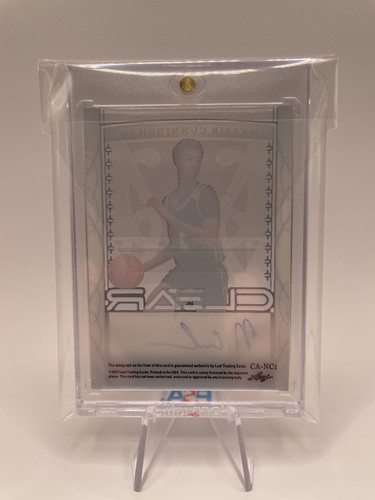 2022 23 Leaf Trinity Clear Naasir Cunningham Holo Blue Rookie Auto 30 (2).1