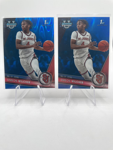 2023 24 Bowman U Chrome Simeon Wilcher Gold 50 Green 99 Yellow 75 Set (x15) (11).1