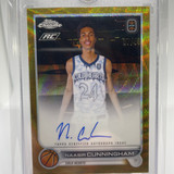 2022 23 Topps OTE Chrome Naasir Cunningham Gold Refractor Rookie Auto 50 (1)