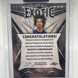 2022 23 Leaf Exotic Naasir Cunningham Prismatic Fish Rookie Auto 22 (2)