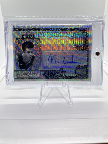 2021 22 Leaf Metal Naasir Cunningham So Money Mojo Prizm SP Rookie Auto (1).1
